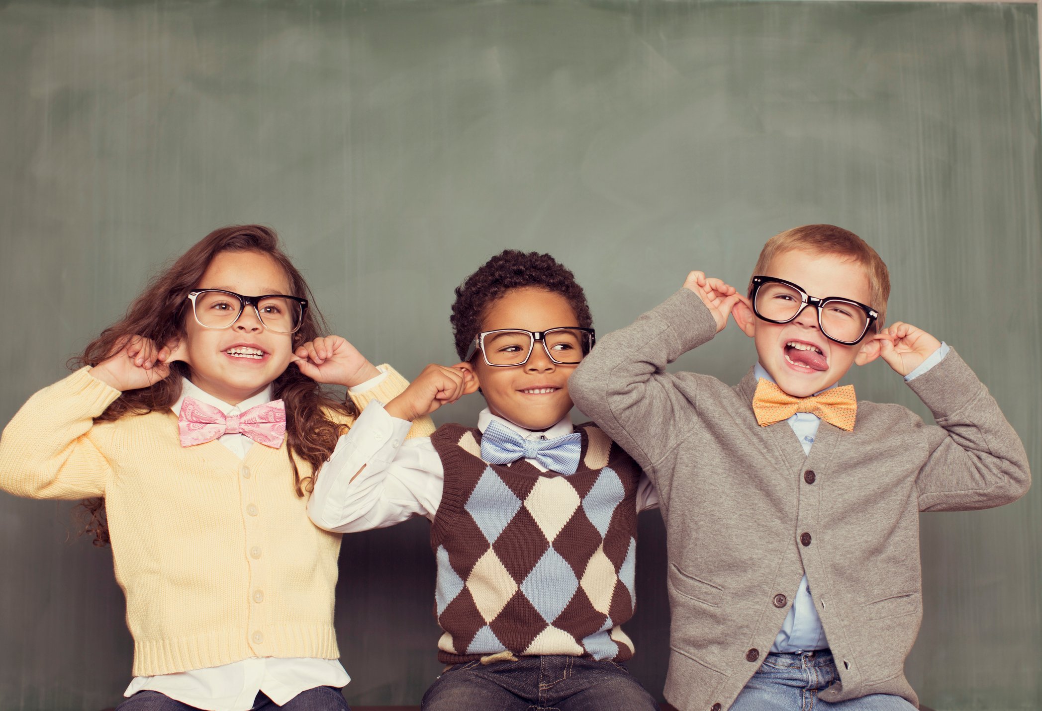 3 kids goofy iStock-469869535 